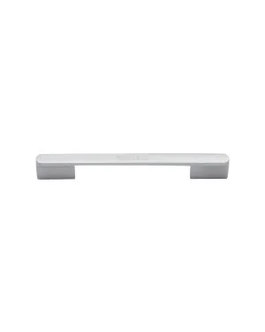 Heritage Brass Cabinet Pull Bridge Design 96mm CTC Satin Chrome Finish