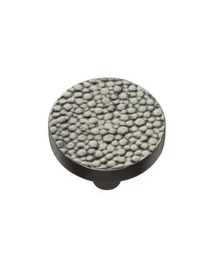 Heritage Brass Cabinet Knob Round Stingray Design 32mm Aged Nickel finish
