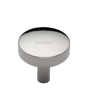 Heritage Brass Cabinet Knob Tayo Design 32mm Polished Nickel finish