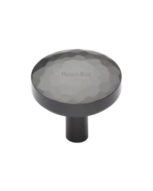 Heritage Brass Cabinet Knob Hammered Design 32mm Matt Bronze finish