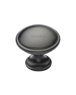 Heritage Brass Cabinet Knob Domed Design 32mm Matt Bronze finish