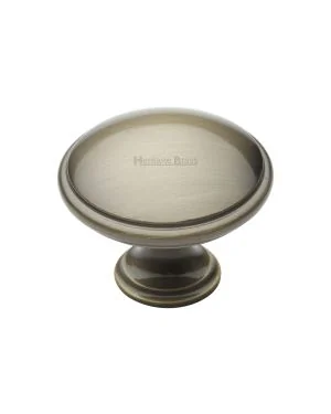 Heritage Brass Cabinet Knob Domed Design 38mm Antique Brass finish