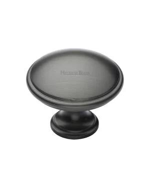 Heritage Brass Cabinet Knob Domed Design 38mm Matt Bronze finish