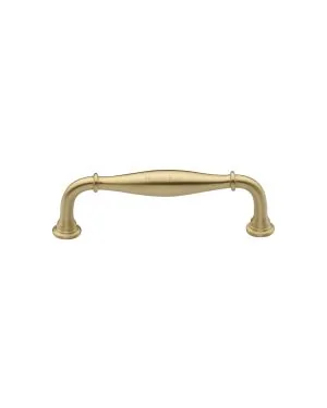Heritage Brass Cabinet Pull Henley Traditional Design 102mm CTC Satin Brass Finish