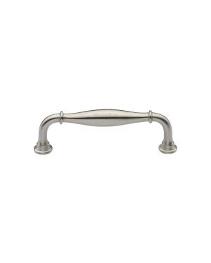 Heritage Brass Cabinet Pull Henley Traditional Design 102mm CTC Satin Nickel Finish