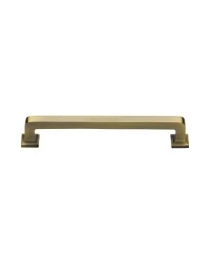 Heritage Brass Cabinet Pull Square Vintage Design 152mm CTC Antique Finish