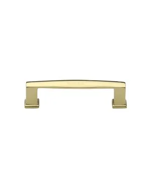 Heritage Brass Cabinet Pull Vintage Design 102mm CTC Polished Brass Finish