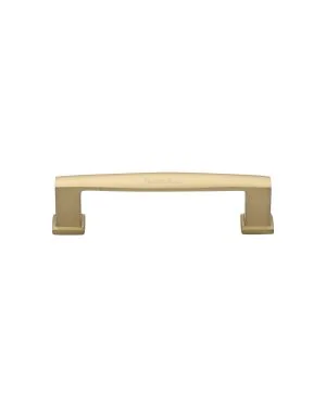 Heritage Brass Cabinet Pull Vintage Design 102mm CTC Satin Brass Finish