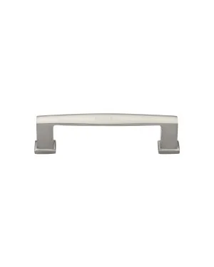 Heritage Brass Cabinet Pull Vintage Design 102mm CTC Satin Nickel Finish