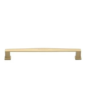 Heritage Brass Cabinet Pull Vintage Design 203mm CTC Satin Brass Finish