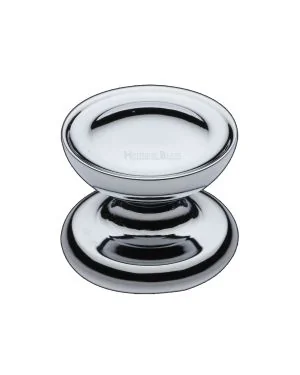 Heritage Brass Cabinet Knob Surrey Design 32mm Polished Chrome finish