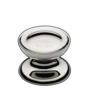 Heritage Brass Cabinet Knob Surrey Design 32mm Polished Nickel finish