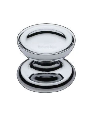 Heritage Brass Cabinet Knob Surrey Design 38mm Polished Chrome finish