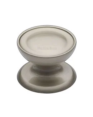 Heritage Brass Cabinet Knob Surrey Design 38mm Satin Nickel finish