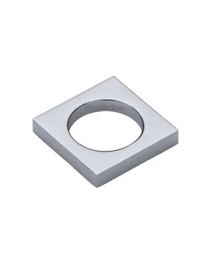 Heritage Brass Cabinet Knob Mystic Design 40mm Polished Chrome finish