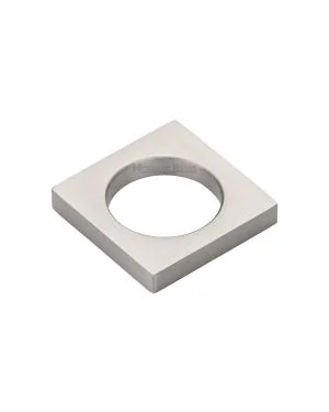 Heritage Brass Cabinet Knob Mystic Design 40mm Satin Nickel finish