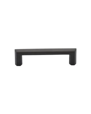 Heritage Brass Cabinet Pull Hex Profile Design 102mm CTC Matt Bronze Finish
