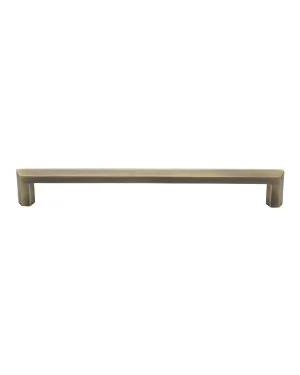 Heritage Brass Cabinet Pull Hex Profile Design 203mm CTC Antique Brass Finish