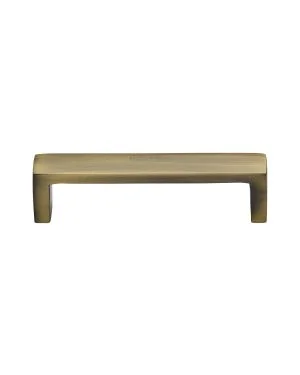 Heritage Brass Cabinet Pull Wide Metro Design 101mm CTC Antique Finish