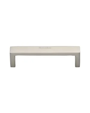 Heritage Brass Cabinet Pull Wide Metro Design 101mm CTC Satin Nickel Finish