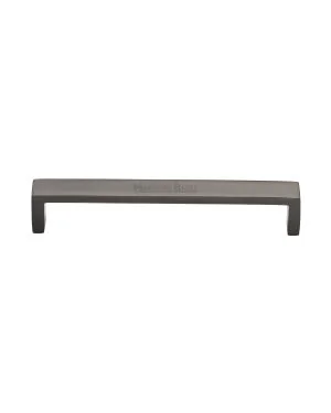 Heritage Brass Cabinet Pull Wide Metro Design 160mm CTC Matt Bronze Finish