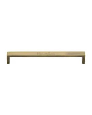 Heritage Brass Cabinet Pull Wide Metro Design 192mm CTC Antique Brass Finish
