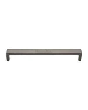 Heritage Brass Cabinet Pull Wide Metro Design 192mm CTC Matt Bronze Finish