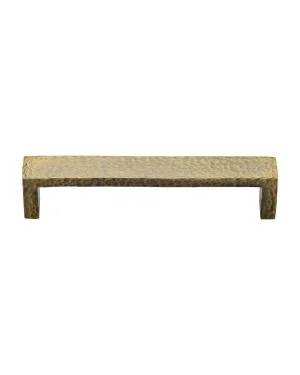 Heritage Brass Cabinet Pull Hammered Wide Metro Design 192mm CTC Antique Brass Finish