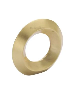 Heritage Brass Cabinet Knob Ring Design 40mm Satin Brass finish