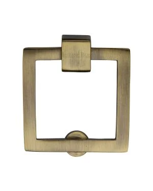 Heritage Brass Square Drop Pull Antique finish