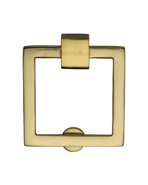 Heritage Brass Square Drop Pull Polished Brass finish