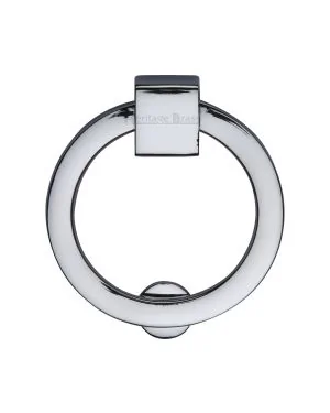 Heritage Brass Round Drop Pull Polished Chrome finish