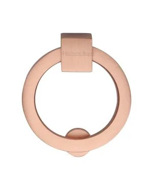 Heritage Brass Round Drop Pull Satin Rose Gold finish