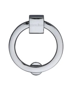 Heritage Brass Round Drop Pull 63mm Polished Chrome finish