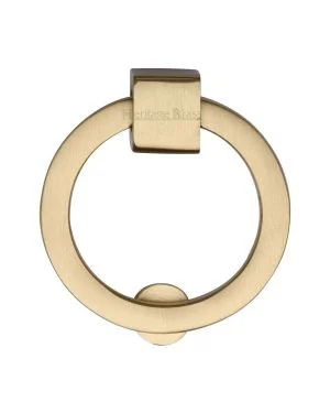 Heritage Brass Round Drop Pull 63mm Satin Brass finish