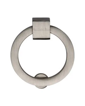 Heritage Brass Round Drop Pull 63mm Satin Nickel finish