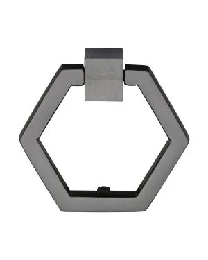 Heritage Brass Cabinet Drop Pull Hexagon Design 51mm Matt Bronze finish