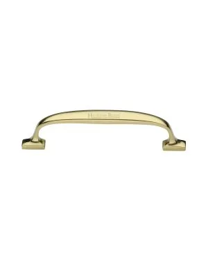 Heritage Brass Cabinet Pull Durham Design 128mm CTC Polished Brass Finish