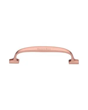 Heritage Brass Cabinet Pull Durham Design 128mm CTC Satin Rose Gold Finish