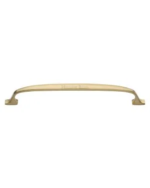 Heritage Brass Cabinet Pull Durham Design 203mm CTC Satin Brass Finish
