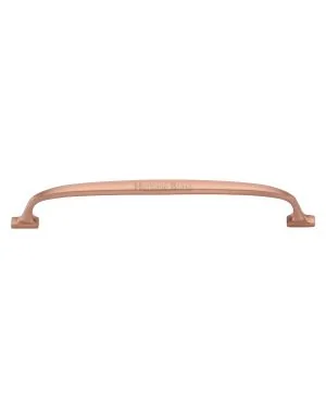 Heritage Brass Cabinet Pull Durham Design 203mm CTC Satin Rose Gold Finish