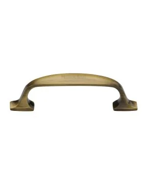 Heritage Brass Cabinet Pull Durham Design 76mm CTC Antique Finish