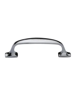 Heritage Brass Cabinet Pull Durham Design 76mm CTC Polished Chrome Finish