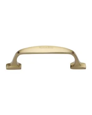 Heritage Brass Cabinet Pull Durham Design 76mm CTC Satin Brass Finish