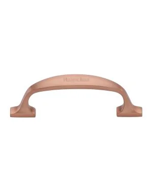 Heritage Brass Cabinet Pull Durham Design 76mm CTC Satin Rose Gold Finish