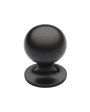Heritage Brass Cabinet Knob Ball Design 25mm Matt Bronze finish