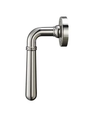 Cambridge Lever Handle Pair - Polished Nickel