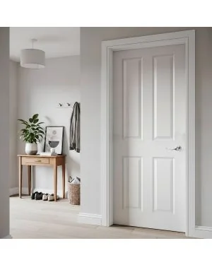 Canterbury 4-Panel Grained Fire Door (FD30)