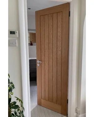 Cottage Oak Pre-Finished Fire Door (FD30)