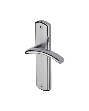 Heritage Brass Door Handle Lever Latch Centaur Design Apollo finish